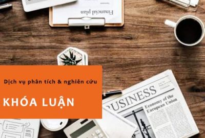 Dịch vụ chạy phân tích nghiên cứu cho khóa luận
