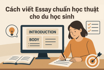 Cách viết Essay chuẩn học thuật cho du học sinh