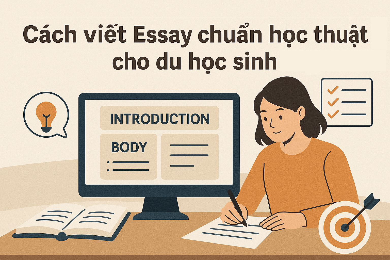 Cách viết Essay chuẩn học thuật cho du học sinh