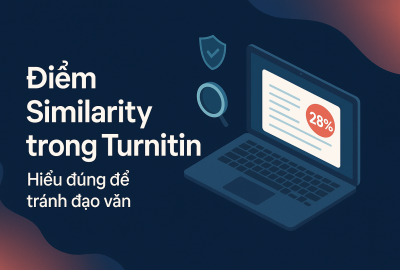 Điểm Similarity trong Turnitin – Hiểu đúng để tránh đạo văn