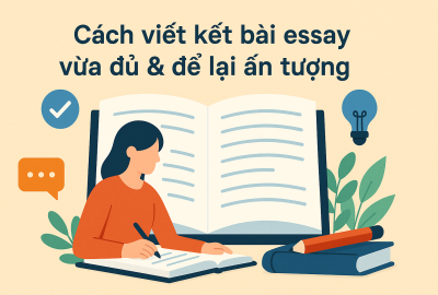 Cách viết kết bài essay vừa đủ & để lại ấn tượng